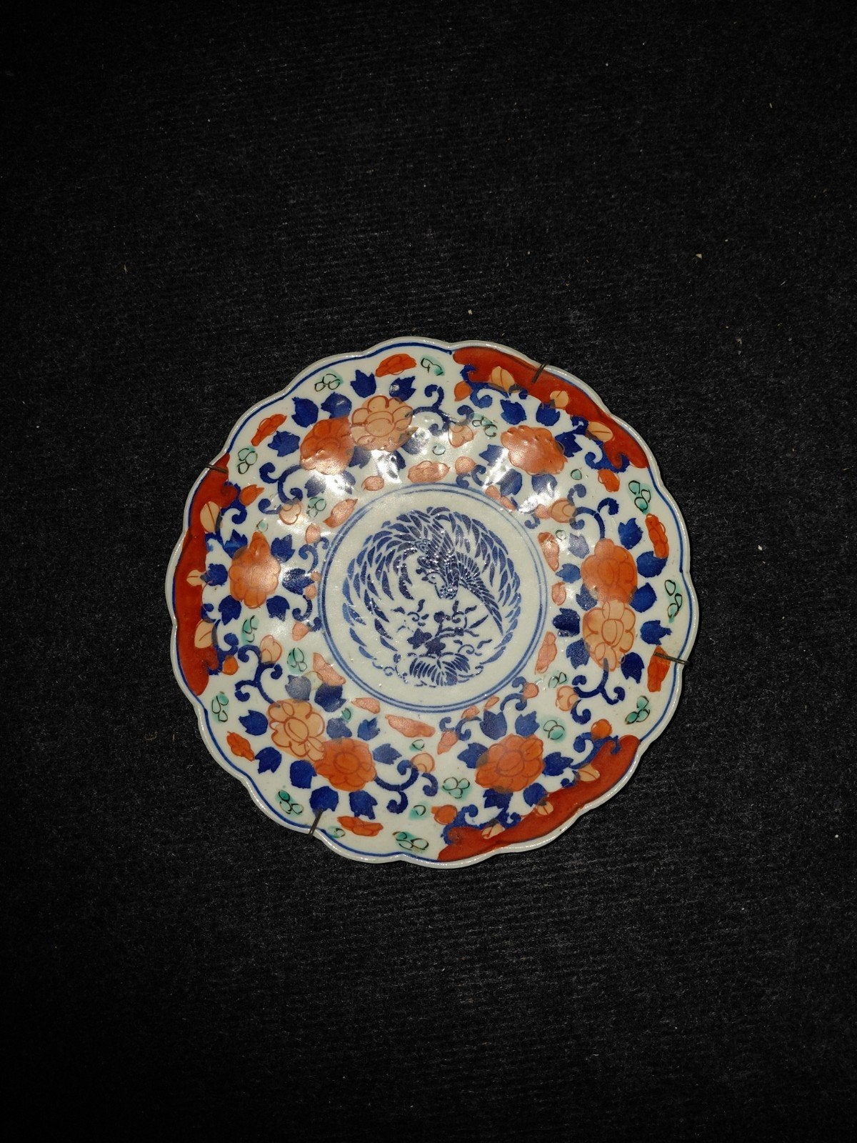 Antiek Japans Imari Porseleinen Schoteltje - Handgeschilderd, Ophalen