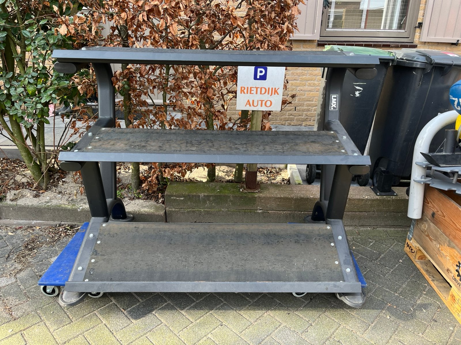 Lmx lifemaxx hexa dumbbell rek voor dumbbells ed, Ophalen, Dumbbell, Gebruikt, Lifemaxx