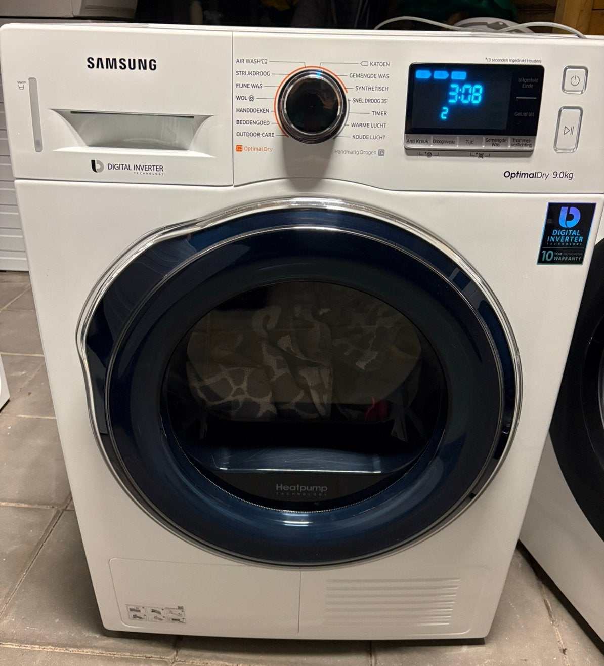 Samsung set 9KG droger + wasmachine 9KG 🛜 2025 model, Witgoed en Apparatuur, 1200 tot 1600 toeren, 8 tot 10 kg, Ophalen of Verzenden