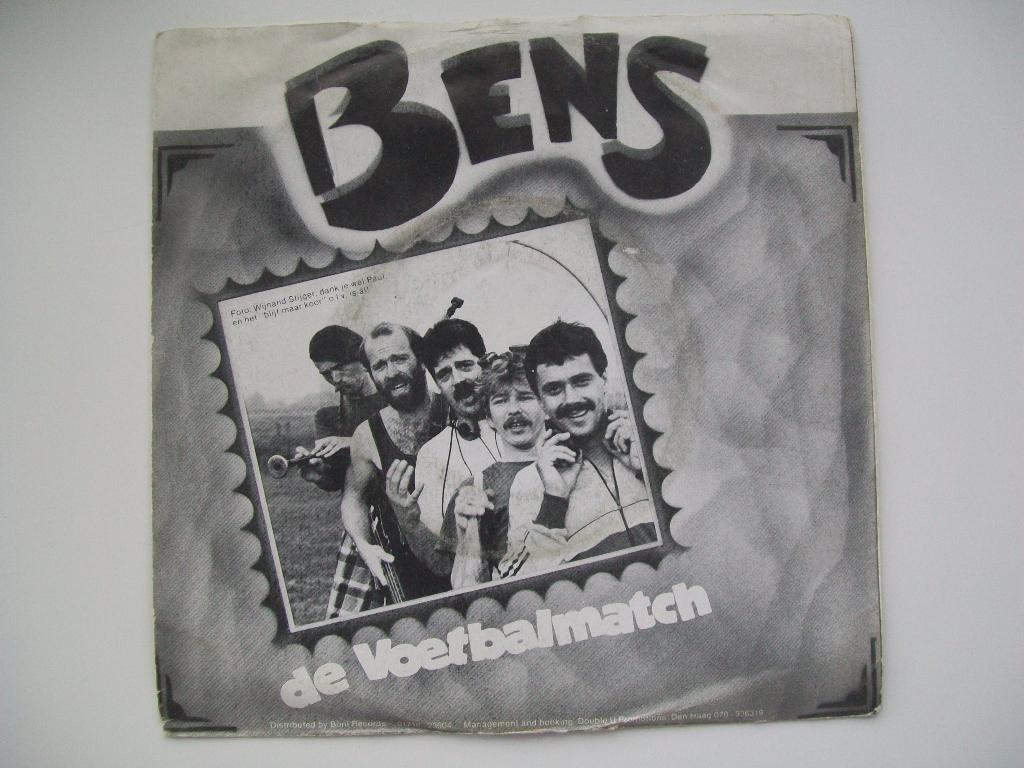7" Single Bens - Voetbalmatch / De Inzing Match, Gebruikt, 7 inch, Single, Ophalen of Verzenden