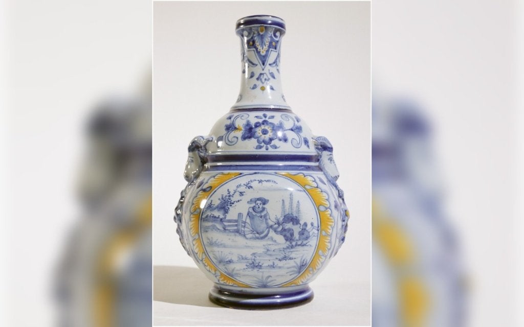 Faience vaas Nevers - Gabriel Montagnon, circa 1915, Ophalen