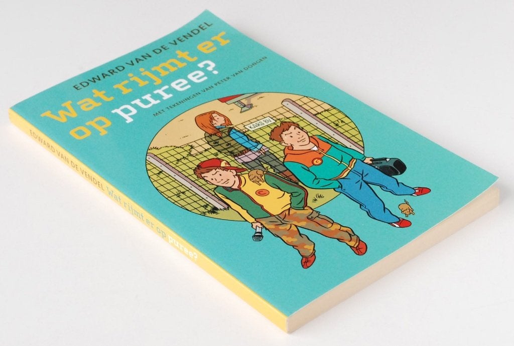 Kinderboekenweek 2005: Wat rijmt er op puree?, Verzenden, Zo goed als nieuw, Fictie, Edward van de Vendel