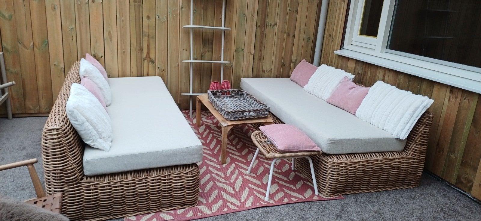loungeset compleet. zo goed als nieuw, Ophalen, Zo goed als nieuw, Bank, 6 zitplaatsen