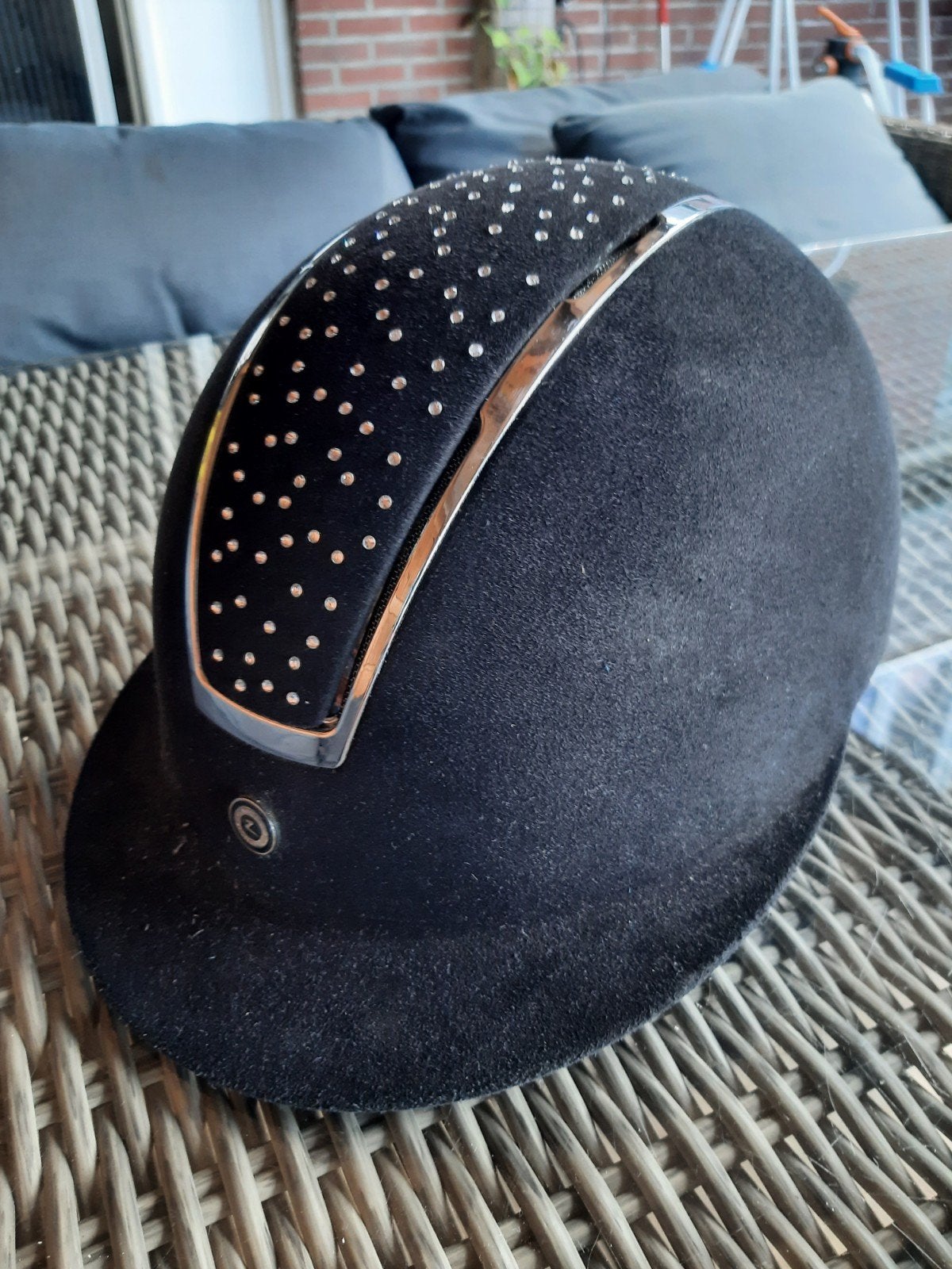 paardrij cap met glitters, Dieren en Toebehoren, Paardrijkleding, Kinderen, Dressuur, Ophalen of Verzenden, Rijhelm/cap