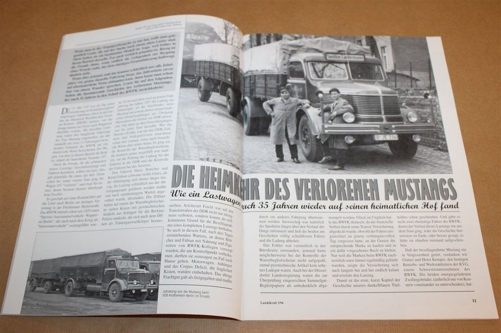 Last & Kraft 3/94 — Mustang, MAN, Bussen e.a., Boeken, Ophalen of Verzenden, Gelezen, Tractor en Landbouw