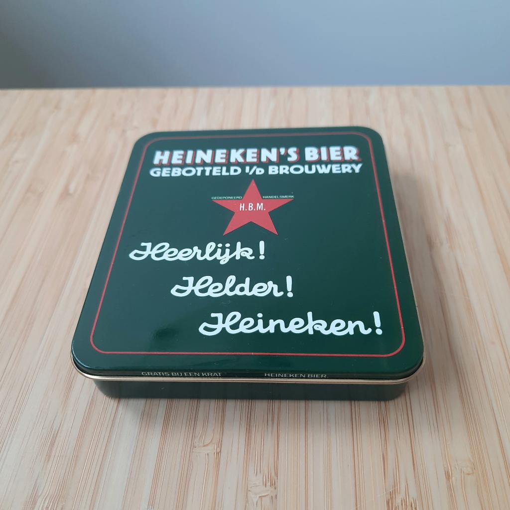 Vintage Heineken blikje, Ophalen of Verzenden, Gebruikt, Overige typen, Heineken