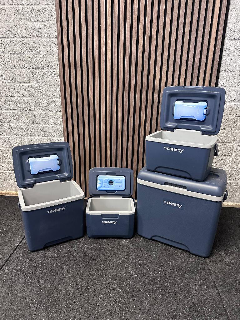 Steamy 6, 8, 13 en 28 Liter koelbox - showroommodellen, Caravans en Kamperen, Koelboxen, Ophalen, Nieuw, Koelbox, Koelelement
