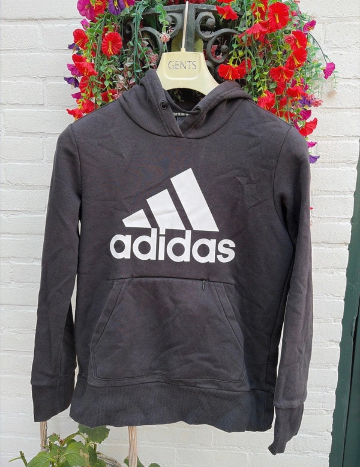 Adidas hoody - Maat 34 (XS) - Zo goed als nieuw, Ophalen of Verzenden, Gedragen, Maat 34 (XS) of kleiner, Zwart