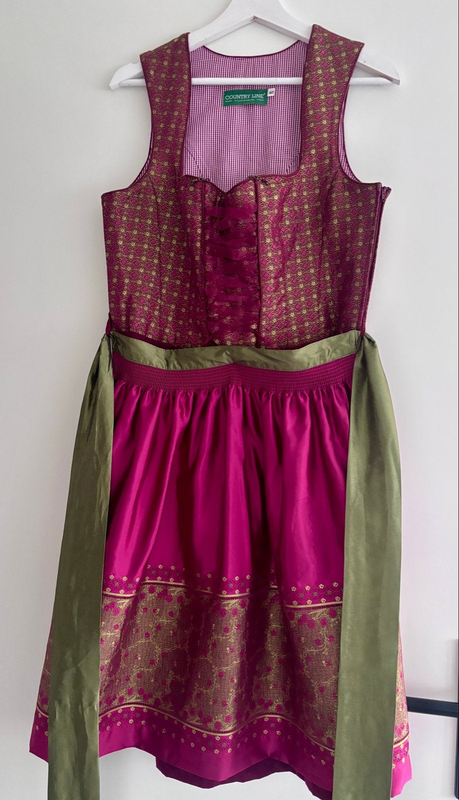Prachtige Country Line Dirndl - Maat 40, Maat 38/40 (M), Meerkleurig, Ophalen of Verzenden, Zo goed als nieuw