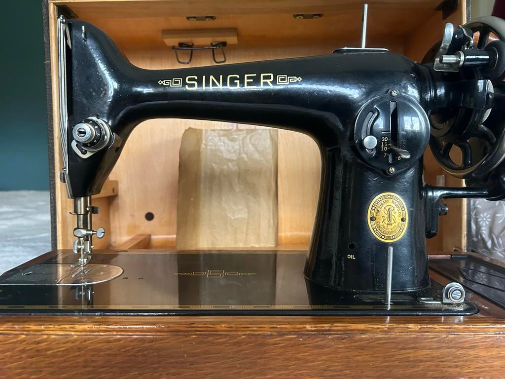 Antieke Singer naaimachine, Antiek en Kunst, Antiek | Naaimachines, Ophalen of Verzenden