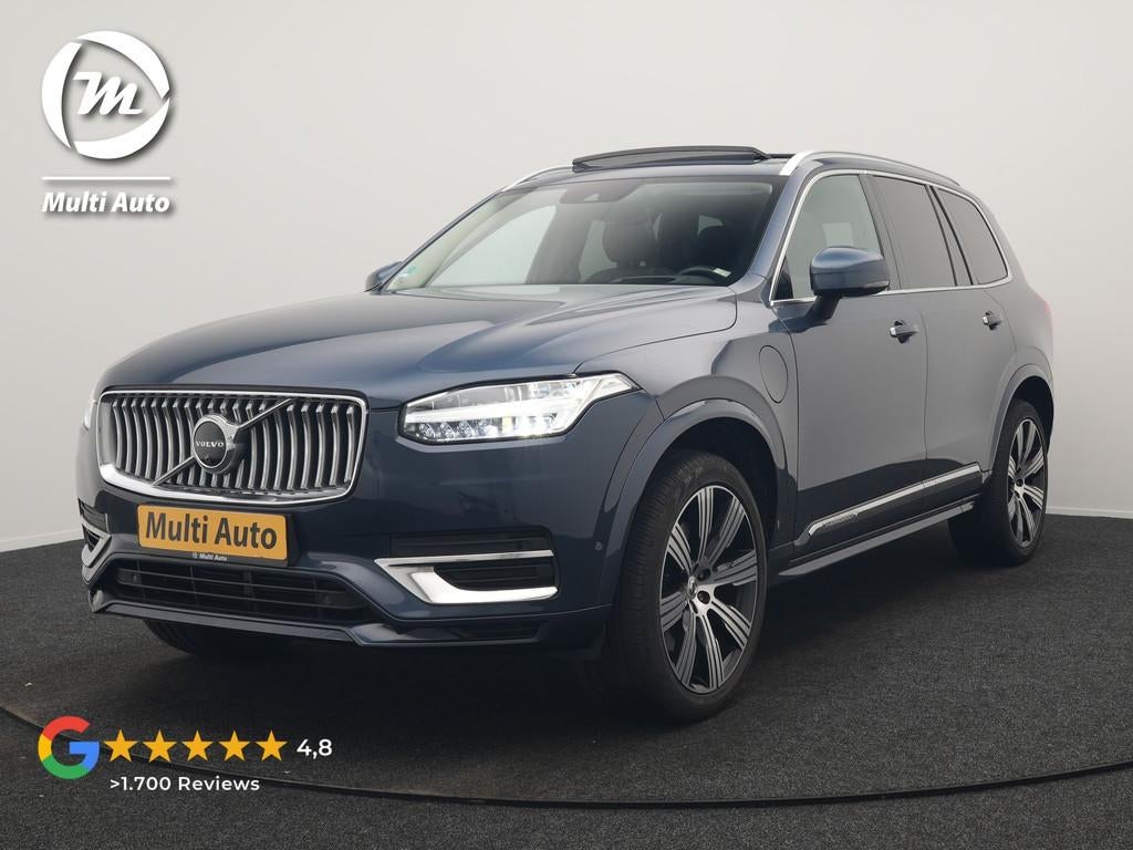 Volvo XC90 T8 Recharge AWD Inscription PHEV 395pk Dealer O.H, Auto's, Volvo, Zwart, 7 stoelen, Bedrijf, Vierwielaandrijving