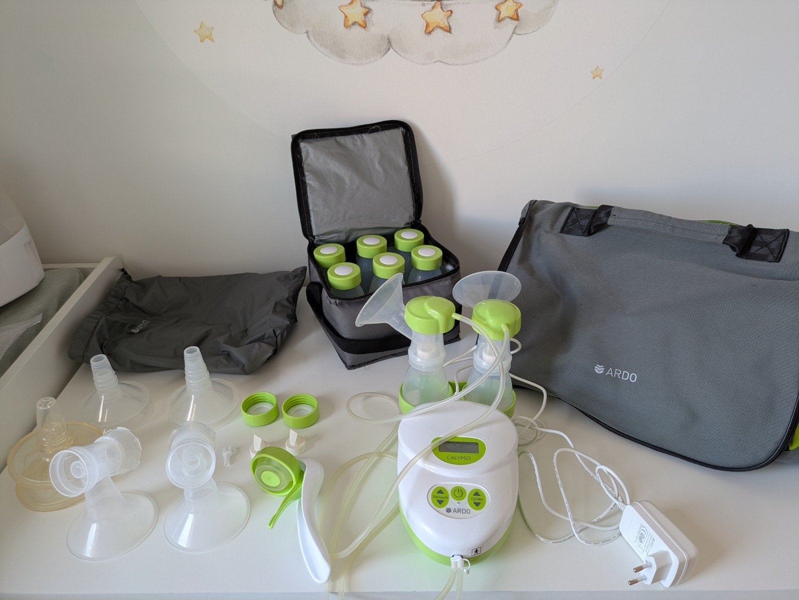 Ardo Calypso kolfapparaat, Ophalen, Dubbelzijdig, Zo goed als nieuw, Borstkolf
