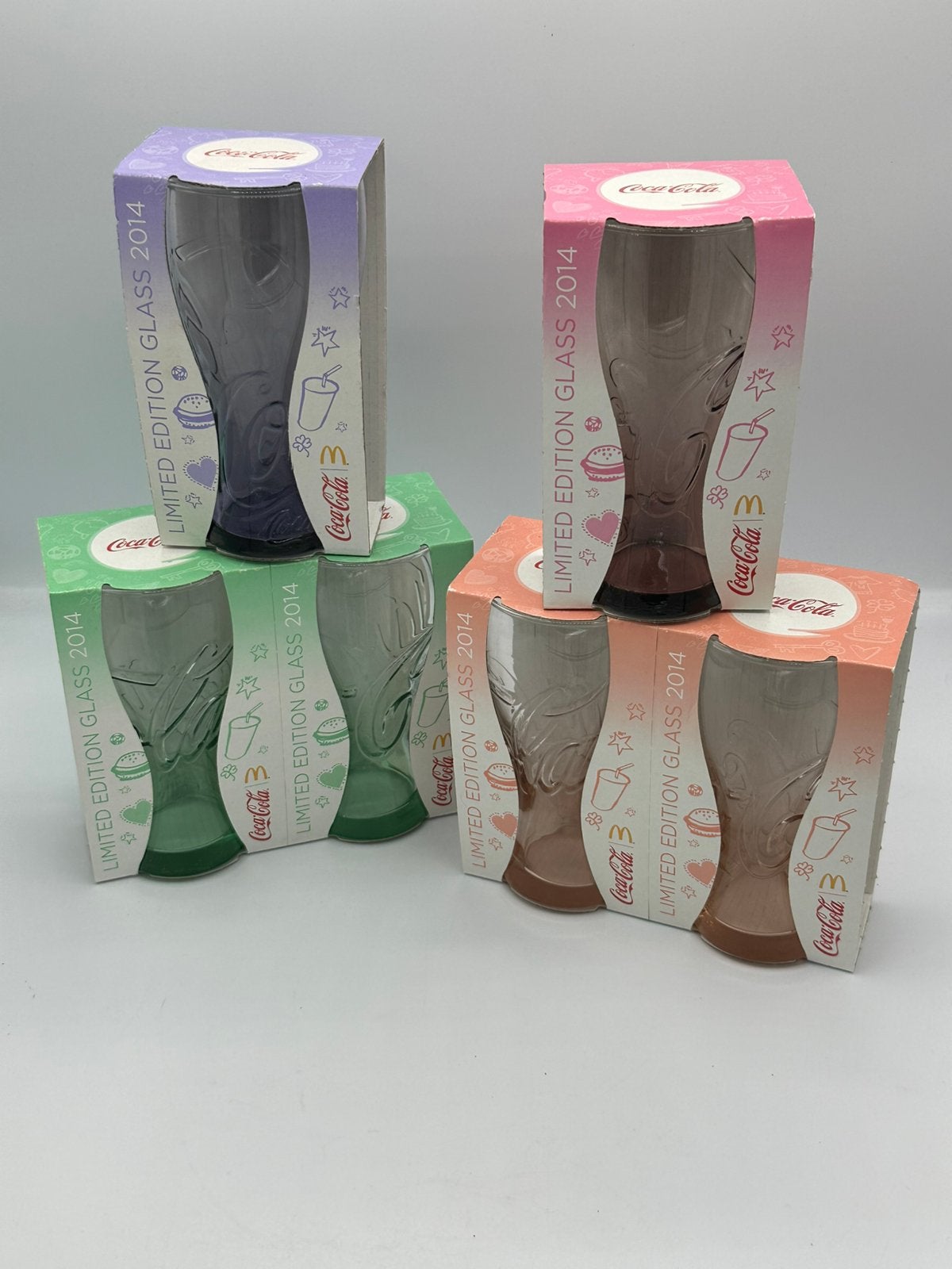 Coca-Cola Limited Edition Glazen 2014 - Set van 6, Verzamelen, Ophalen of Verzenden, Nieuw