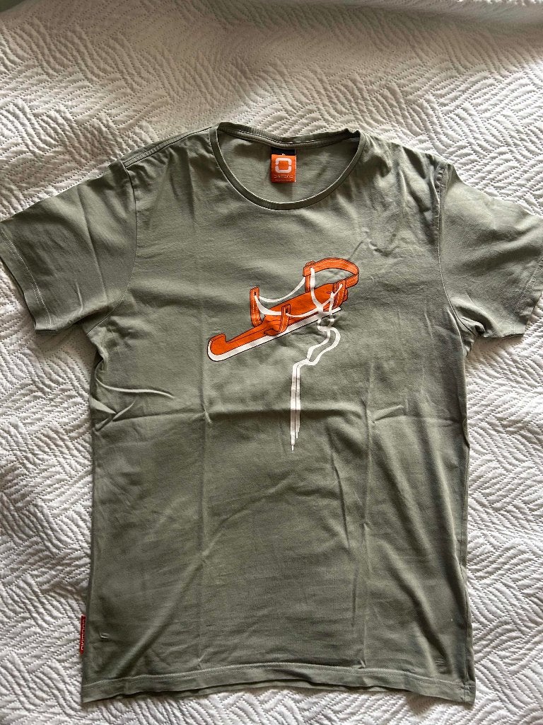 Okimono t-shirt Houtsje, Ophalen of Verzenden, Zo goed als nieuw, Maat 56/58 (XL), Grijs