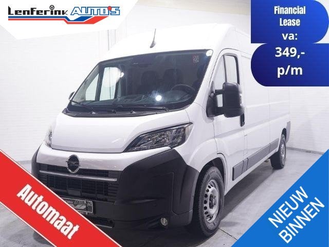 Opel Movano 2.2D 140 pk Automaat L3H2 Airco ECC, Apple Carpl, Stof, Gebruikt, 4 cilinders, 2500 kg