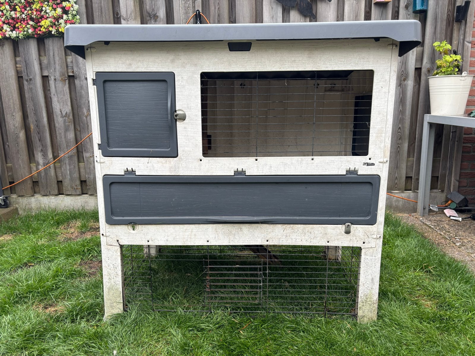 Konijnenhok, Dieren en Toebehoren, Knaagdieren en Konijnen | Hokken en Kooien, Ophalen, 90 cm of meer, Konijn, Hok