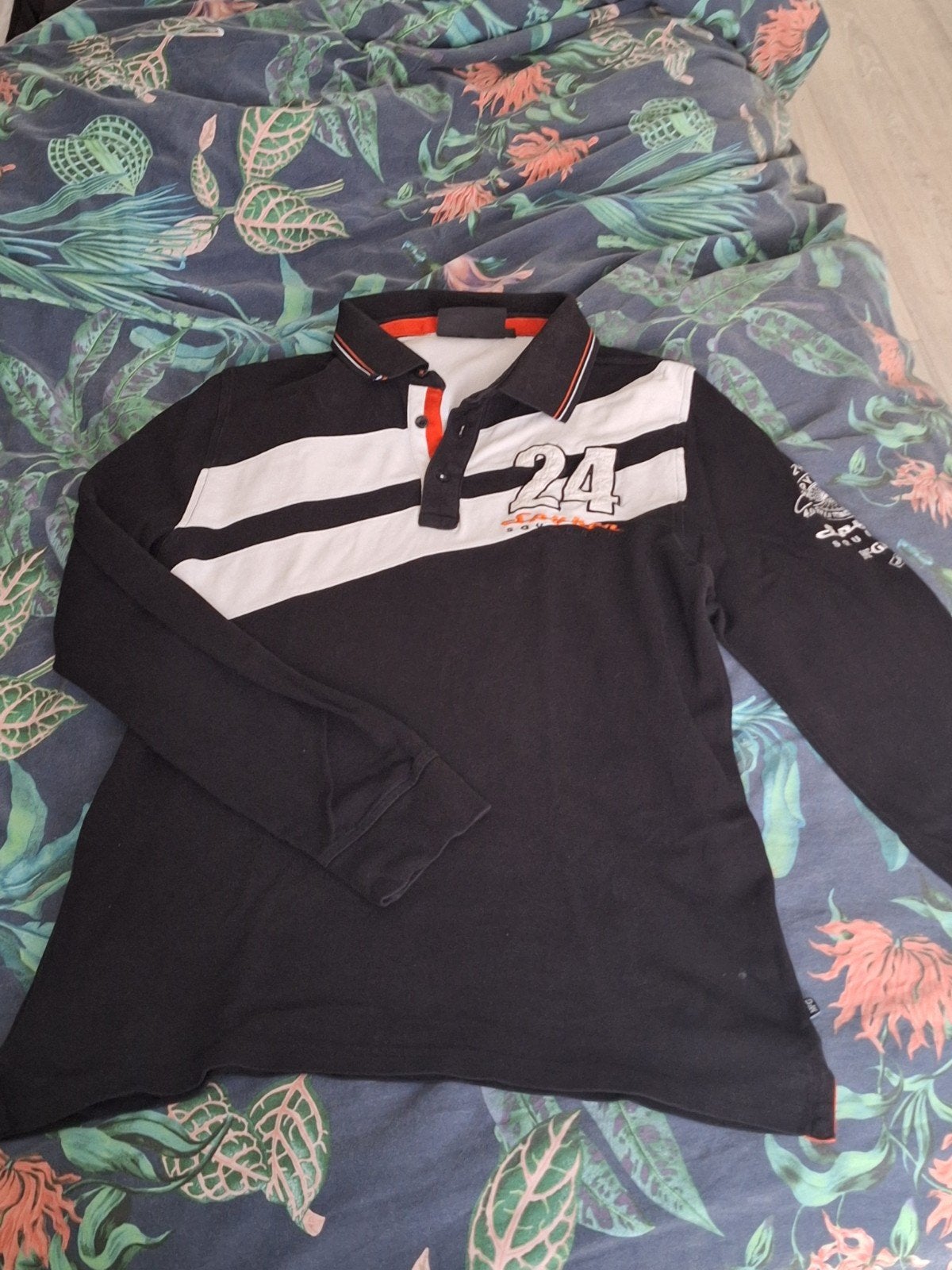 McGregor Spyker Polo Lange Mouwen Maat L, Maat 52/54 (L), Zwart, Gedragen, Verzenden