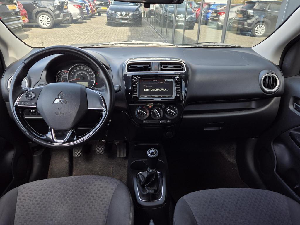 Mitsubishi Space Star 1.0 Active | Navigatie |, Stof, Gebruikt, 450 kg, Wit