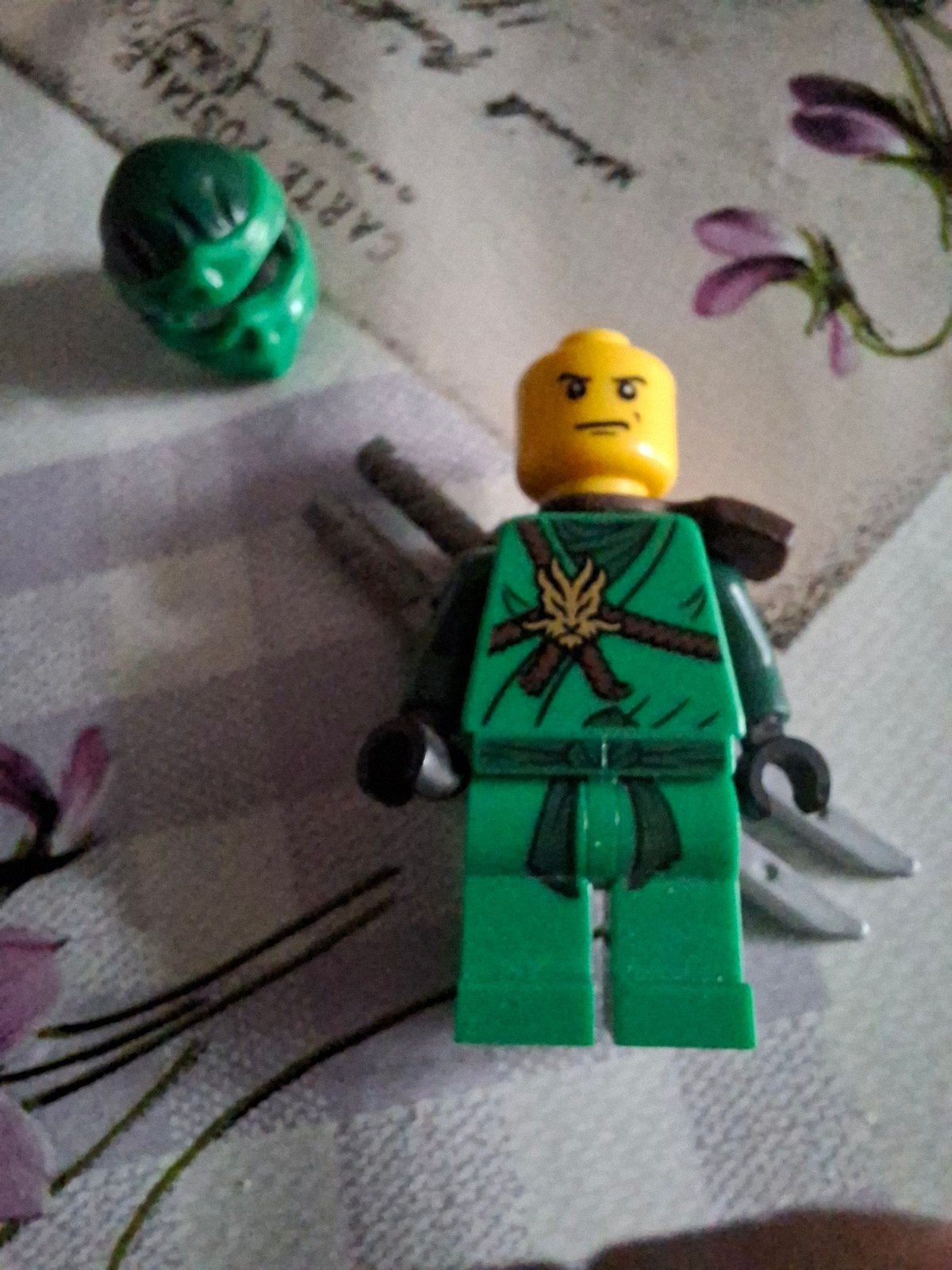 Lego Ninjago Lloyd Garmadon Minifiguur met wapens, Kinderen en Baby's, Ophalen of Verzenden, Zo goed als nieuw, Overige merken