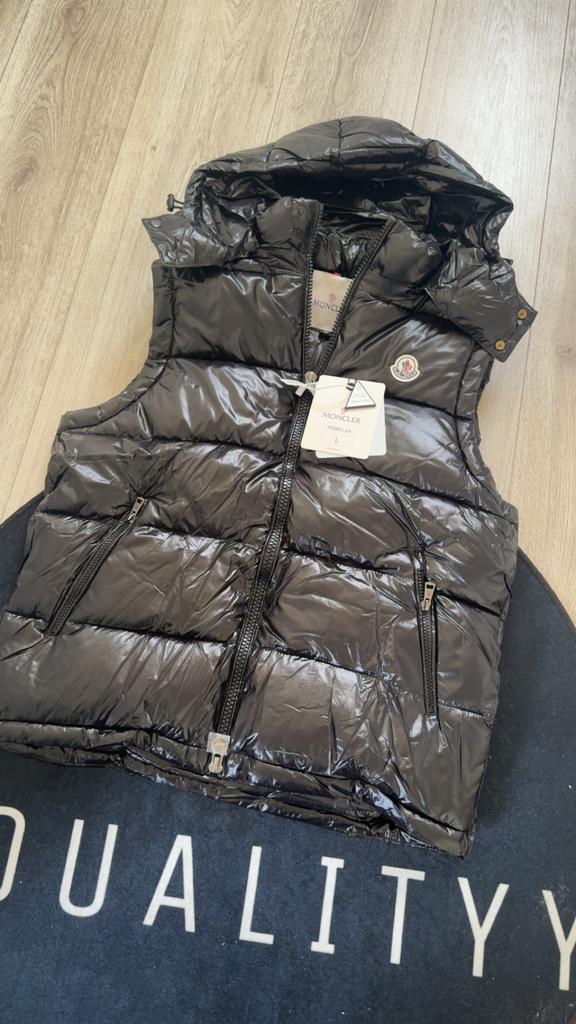 Moncler bodywarmer maat S, Ophalen of Verzenden, Zo goed als nieuw, Maat 46 (S) of kleiner, Zwart
