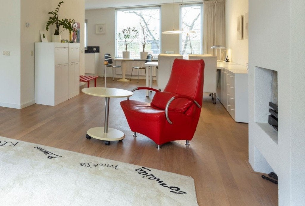 Design Fauteuil merk De Toekomst Sitting Vision Panda Rood, Ophalen, Minder dan 75 cm, Zo goed als nieuw, Dutch Design
