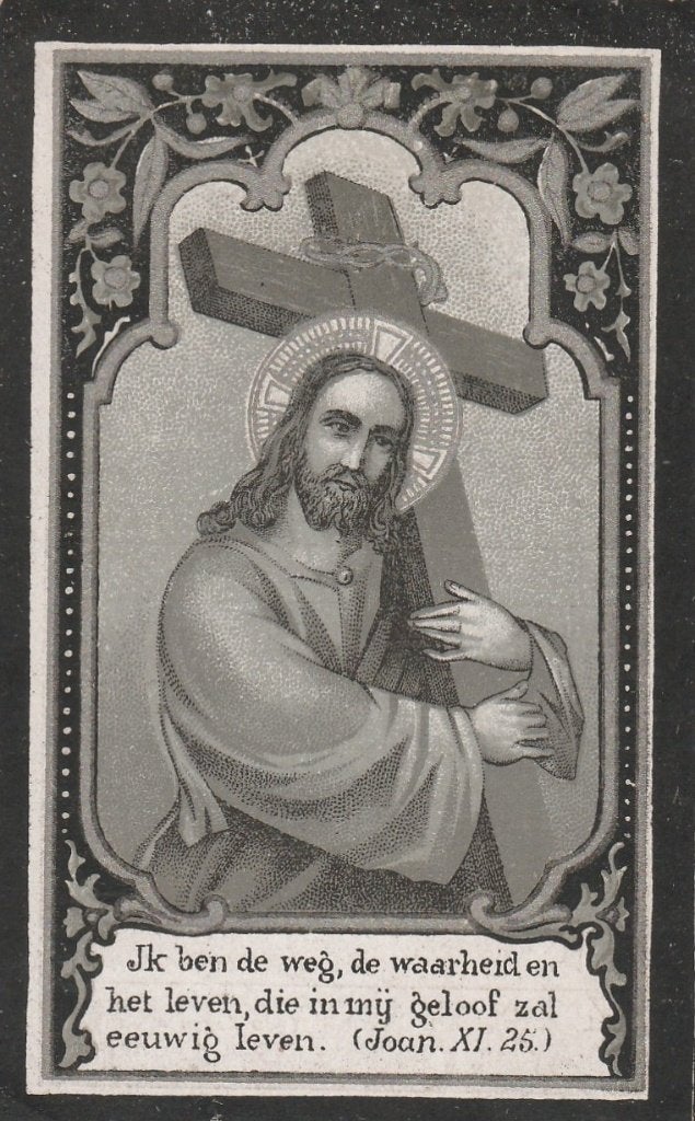 carolus antonius heypt-berverwijk-rozendaal 1898, Verzamelen, Ophalen of Verzenden, Bidprentje