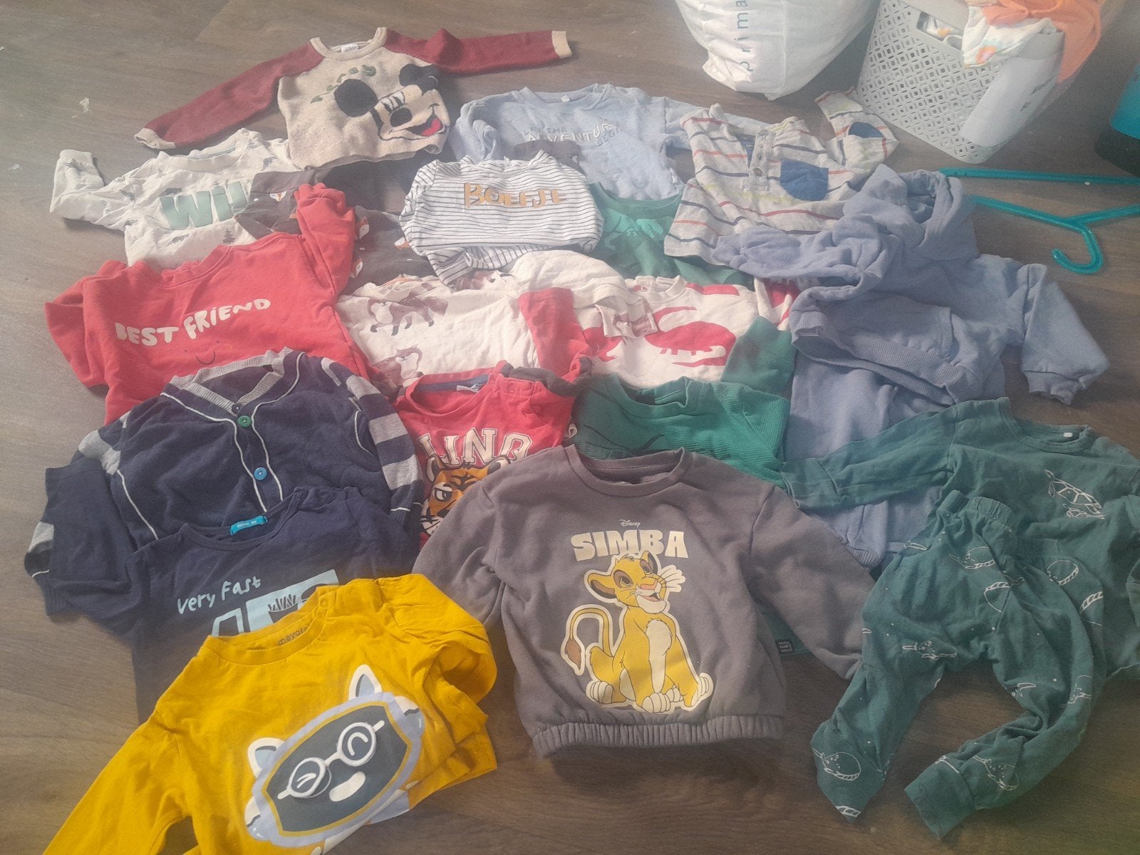 Kledingpakket maat 86 - Zo goed als nieuw, Kinderen en Baby's, Babykleding | Maat 86, Jongetje of Meisje, Zo goed als nieuw, Setje