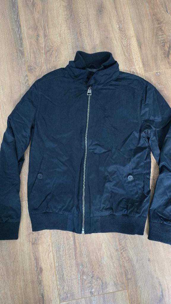 Blauwe zomerjas van Idris maat M, Ophalen of Verzenden, Zo goed als nieuw, Maat 48/50 (M), Blauw