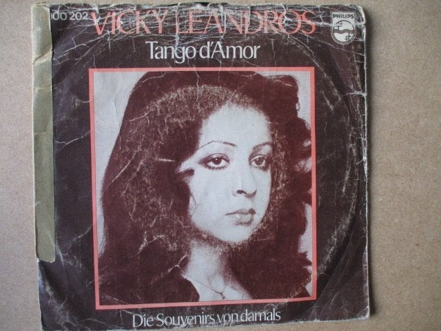 s3013 vicky leandros - tango damor, Ophalen, Gebruikt, Overige genres, 7 inch