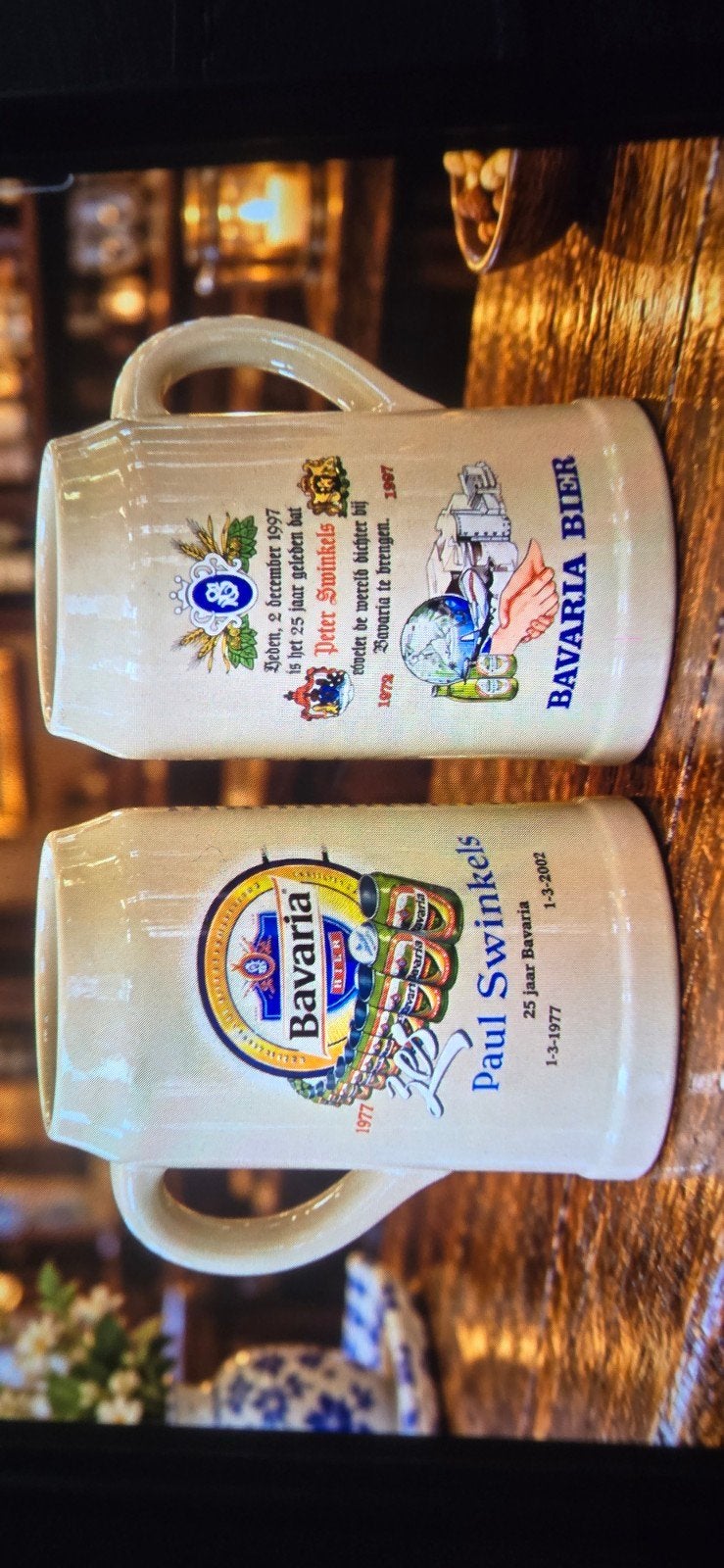 Bavaria Bierpul - Jubileumeditie Paul & Peter Swinkels, Ophalen of Verzenden