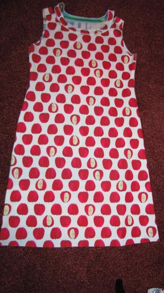40-42 LIZZY & CO jurk vogel en appel, Kleding | Dames, Ophalen of Verzenden, Zo goed als nieuw, Maat 38/40 (M)
