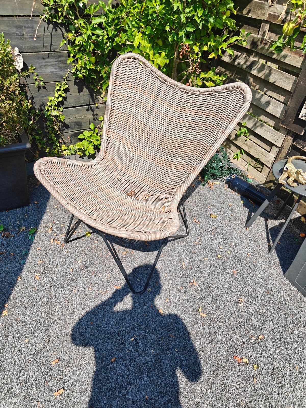 Mooie rieten relaxstoel, Ophalen, Gebruikt, Overige kleuren, Landelijk, Bohemian