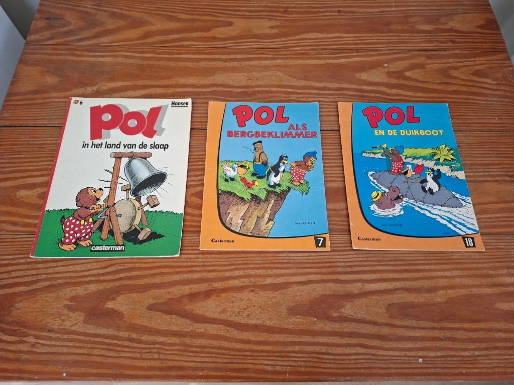 Diverse Pol stripboeken, Boeken, Meerdere stripboeken, Ophalen of Verzenden, Gelezen