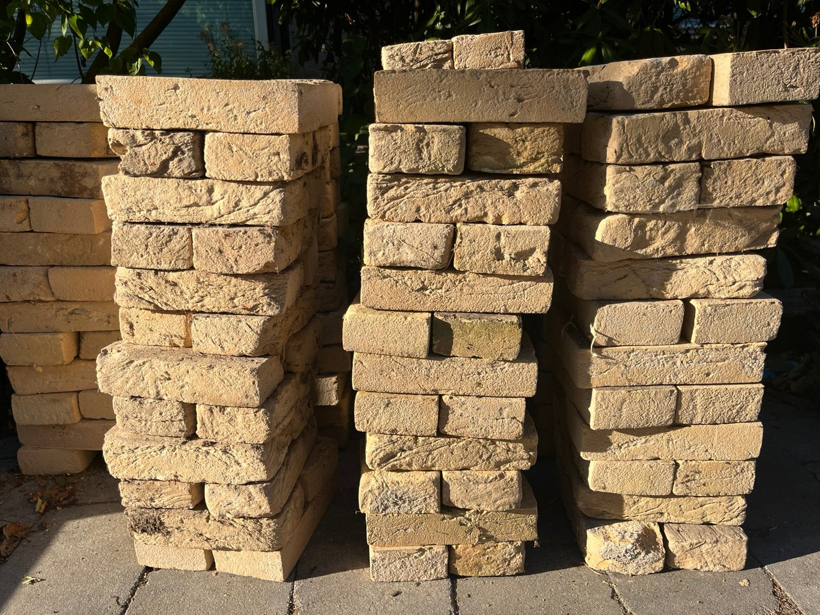 Gele bakstenen, Doe-het-zelf en Verbouw, Metselstenen, Ophalen, Bakstenen