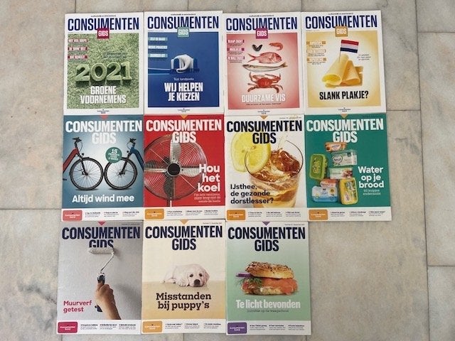 Jaargang Consumentengids 2021 – 11 gidsen, Boeken, Ophalen of Verzenden, Gelezen, Overige typen