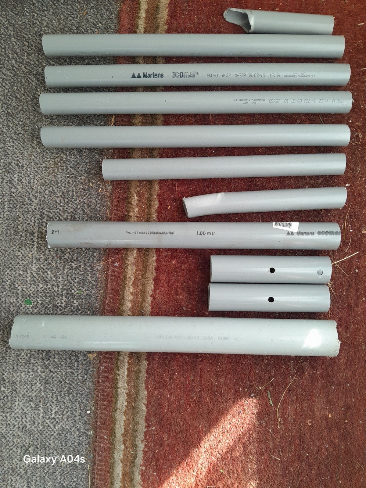 Diverse PVC buizen en afvoerbuizen, Ophalen, Afvoer, Gebruikt, Pvc