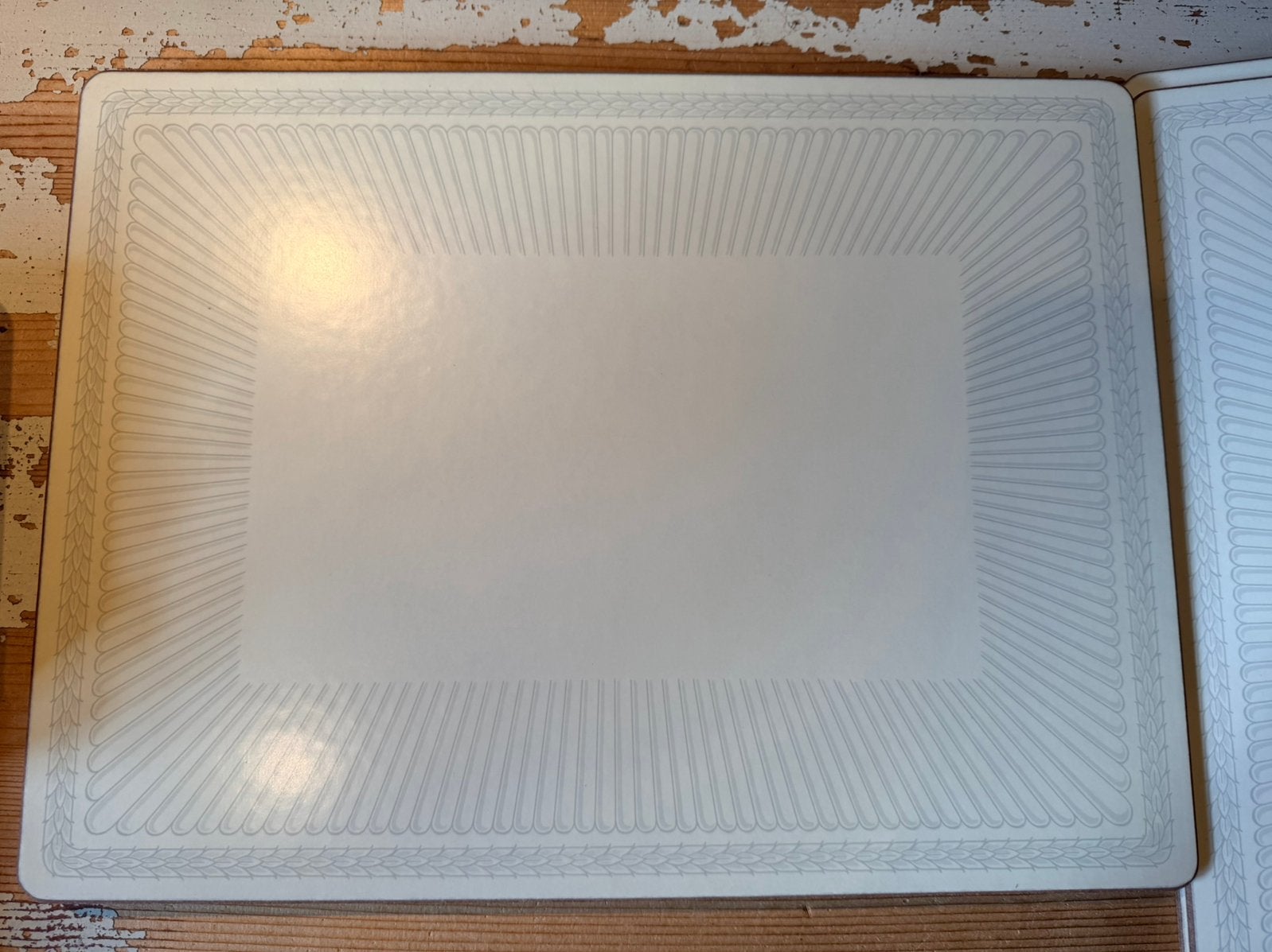 Wedgwood EDME placemats x6, Huis en Inrichting, Ophalen of Verzenden, Zo goed als nieuw, Aardewerk, Bord(en)