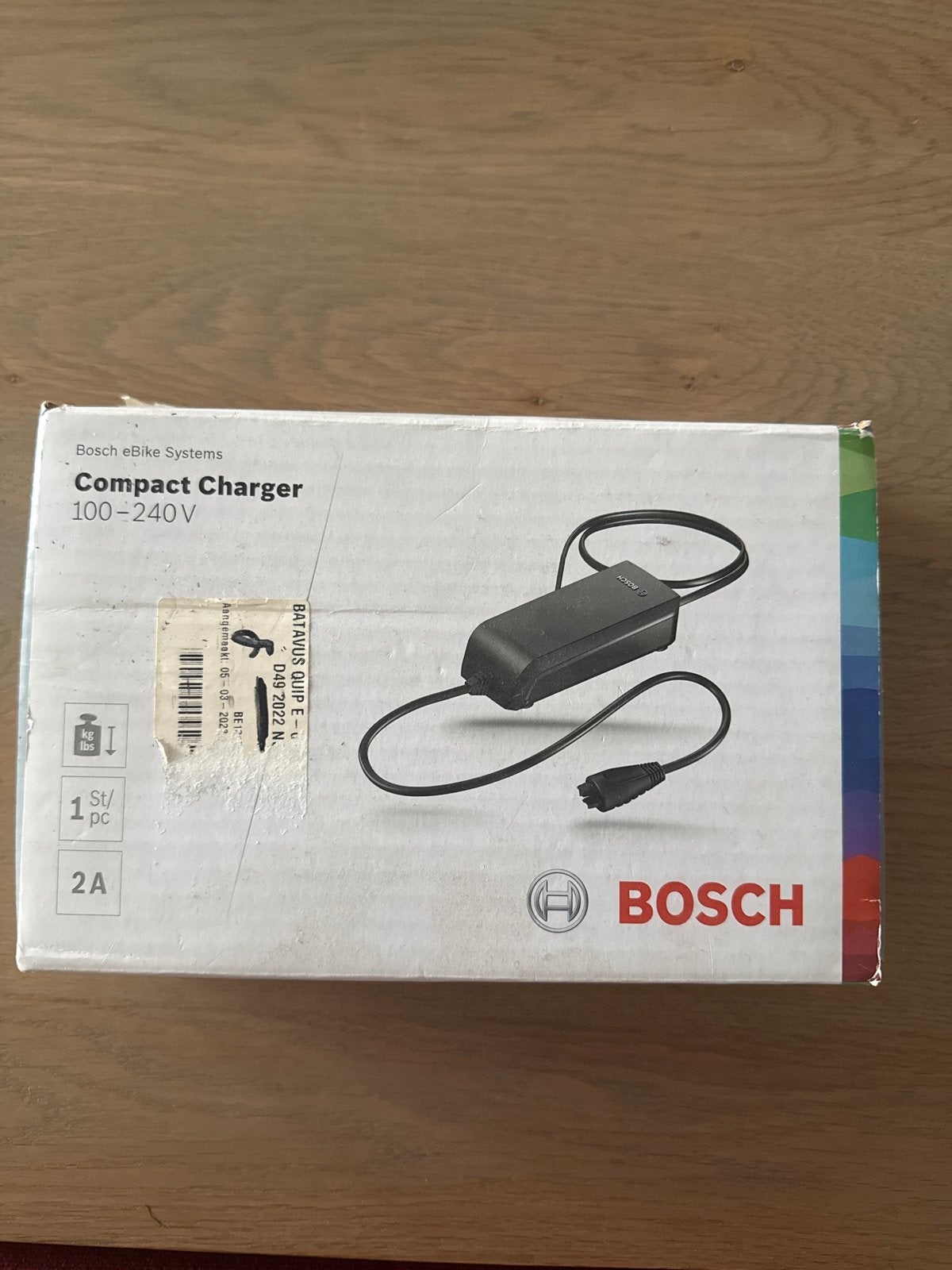Bosch Compact Charger 100-240V - E-bike oplader, Nieuw