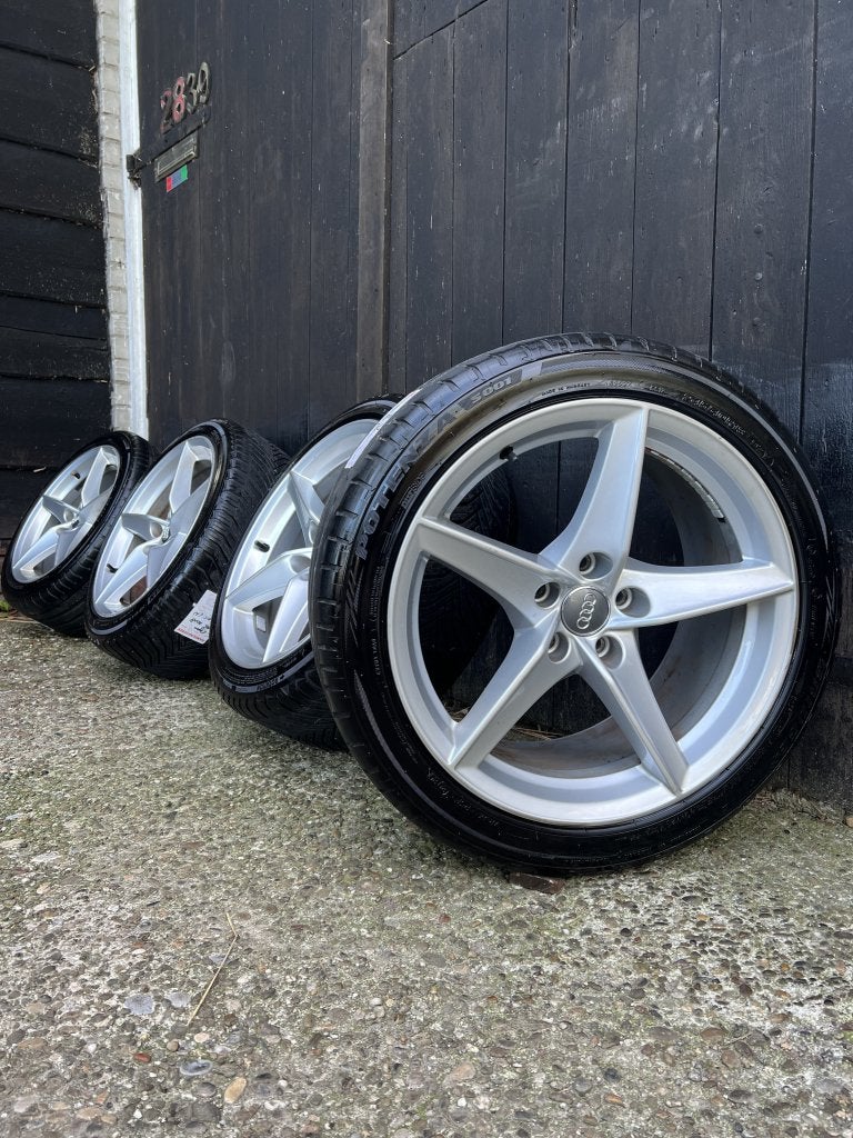 Originele Audi a5 a4 A6 Caddy velgen 18" 5x112 zomer set