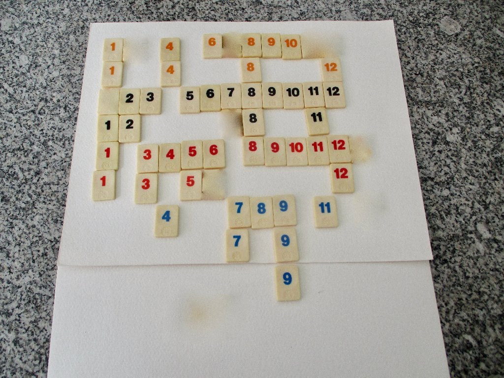 RUMMIKUB onderdelen kleine stenen + plankjes, Hobby en Vrije tijd, Gezelschapsspellen | Bordspellen, Goliath, Ophalen of Verzenden
