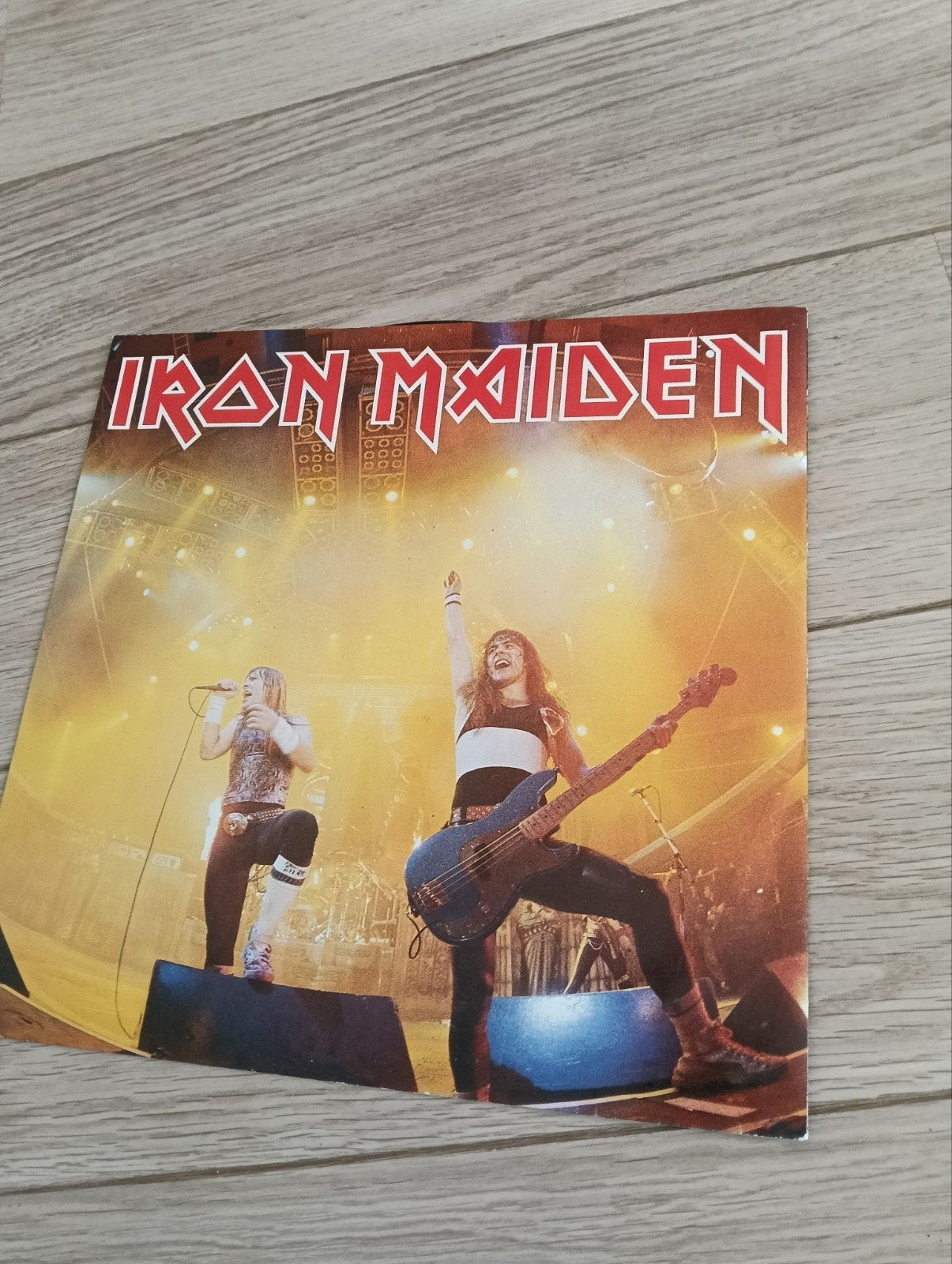 Iron Maiden - running free(1984) 7 inch vinyl single, Cd's en Dvd's, Vinyl Singles, Gebruikt, Rock en Metal, EP, Originele persing