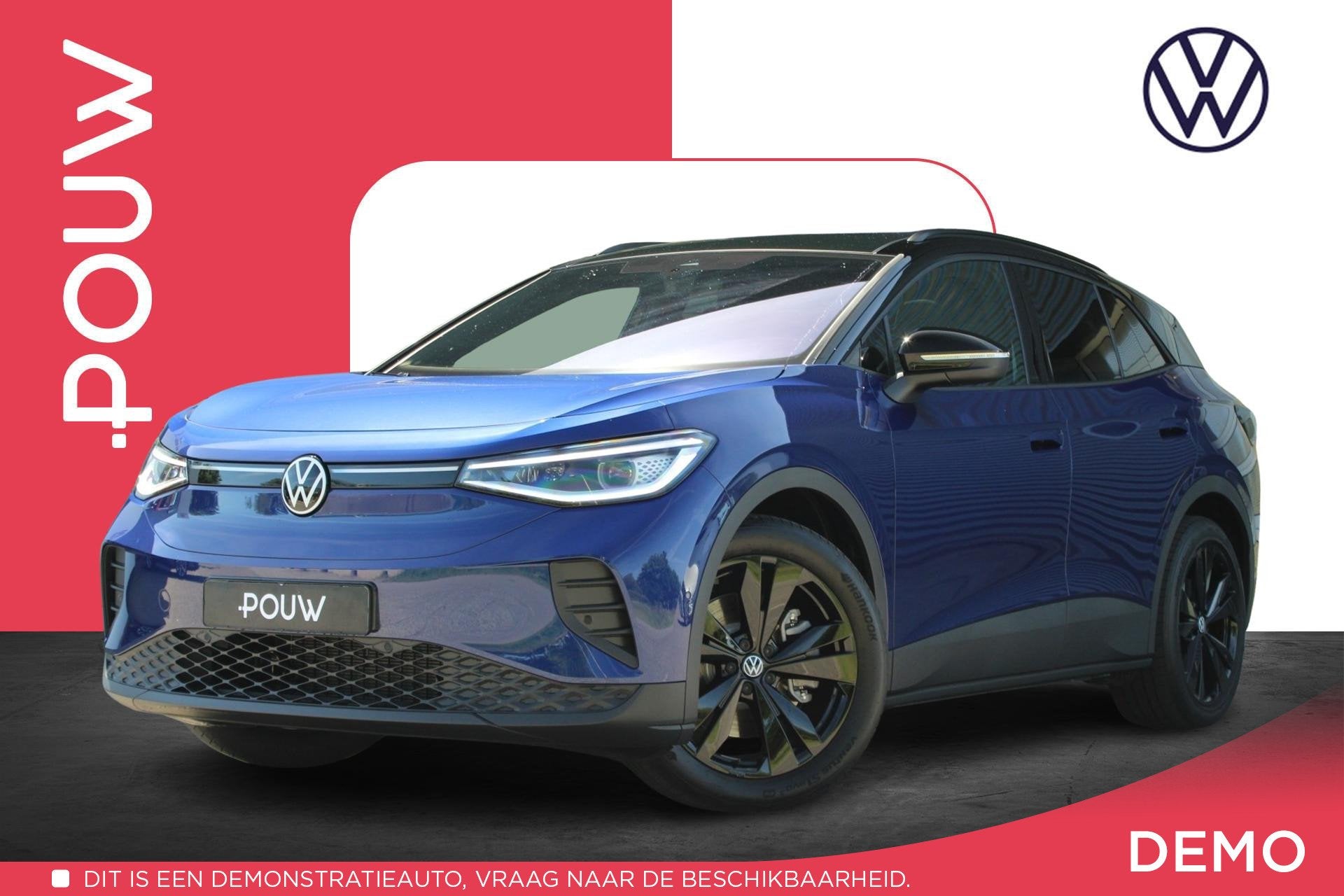 Volkswagen ID.4 286pk Pro Limited Edition Plus 77 kWh | Pano, Auto's, Automaat, 12 maanden, Achterwielaandrijving, Zwart