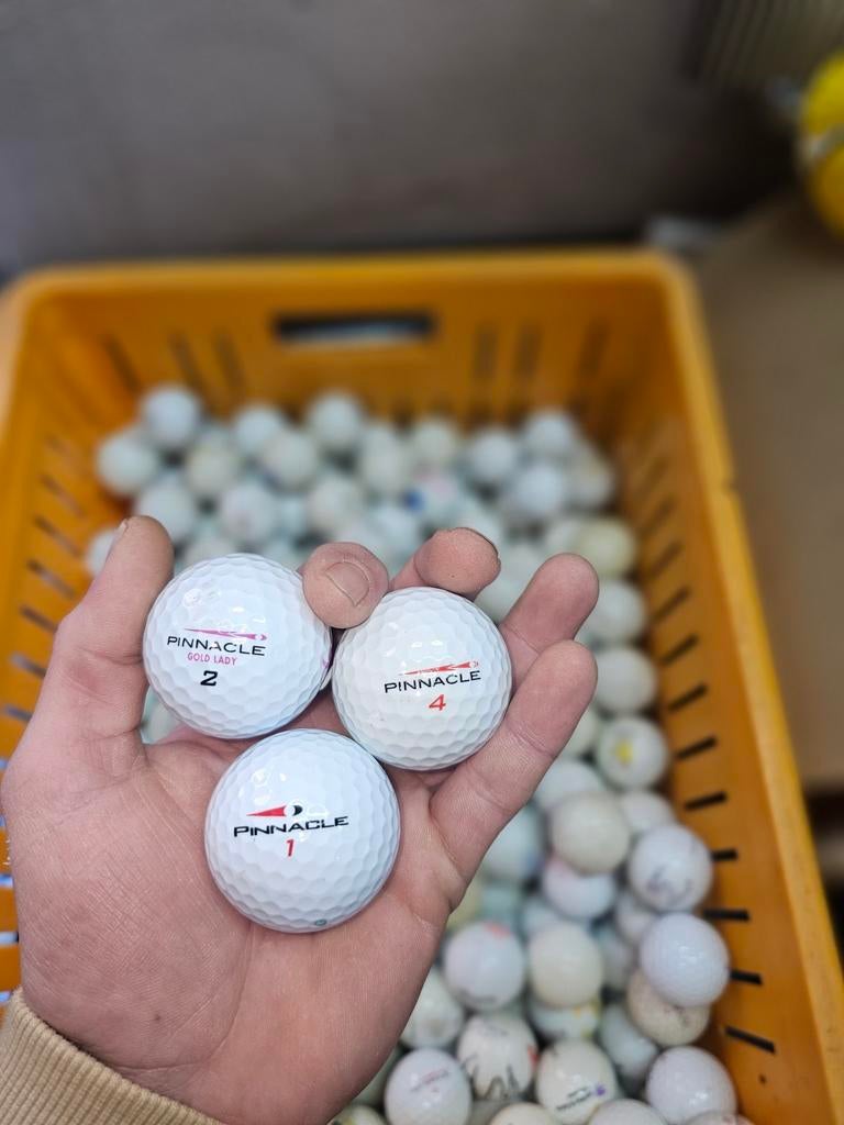 100 x Pinnacle gold golfballen AA/AAAA, Ophalen of Verzenden, ., ., .
