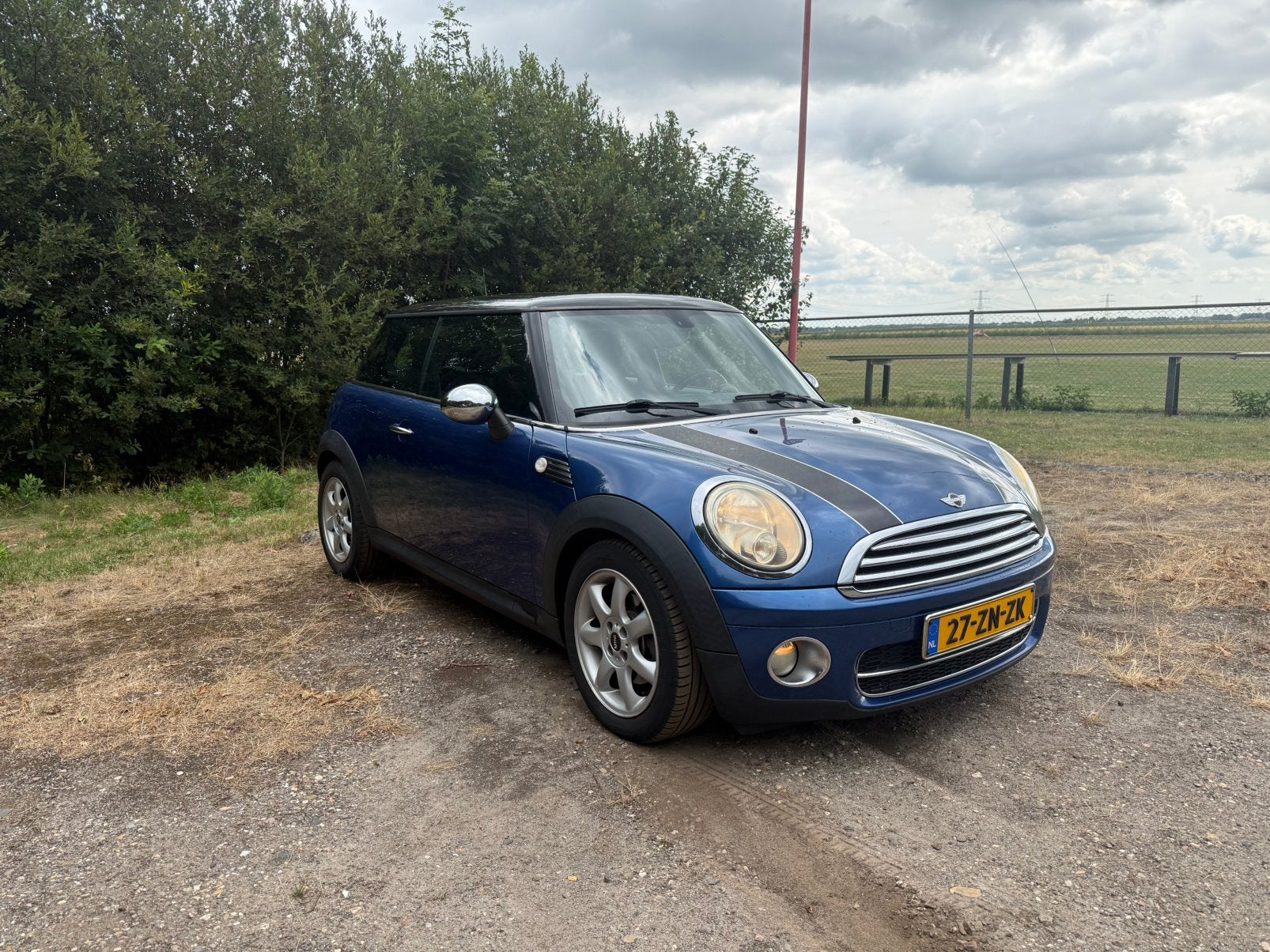 Mini 1.6 D Cooper 2008 Blauw, Voorwielaandrijving, Euro 5, Stof, 4 cilinders