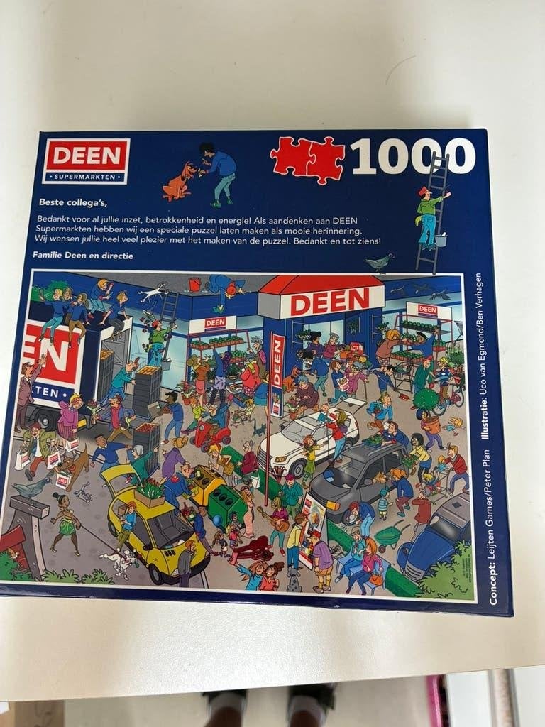 Puzzel Deen 1000 stukjes, Hobby en Vrije tijd, Ophalen of Verzenden, 500 t/m 1500 stukjes, Zo goed als nieuw
