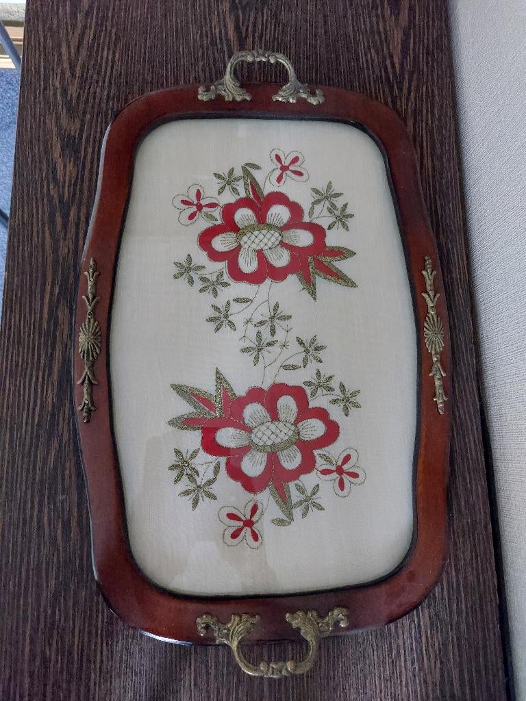 Dienblad, hout/glas, Ophalen