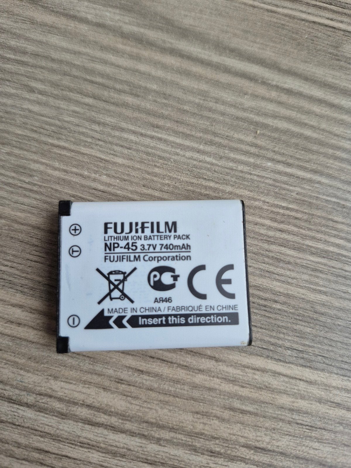 Originele Fujifilm NP-45 Lithium Ion Batterij Pack, Audio, Tv en Foto, Fotografie | Accu's en Batterijen, Gebruikt, Accu, Fujifilm