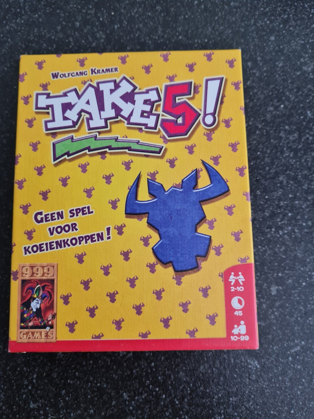 Take 5! Kaartspel van 999 Games, Hobby en Vrije tijd, Gezelschapsspellen | Kaartspellen, Vijf spelers of meer, Ophalen of Verzenden