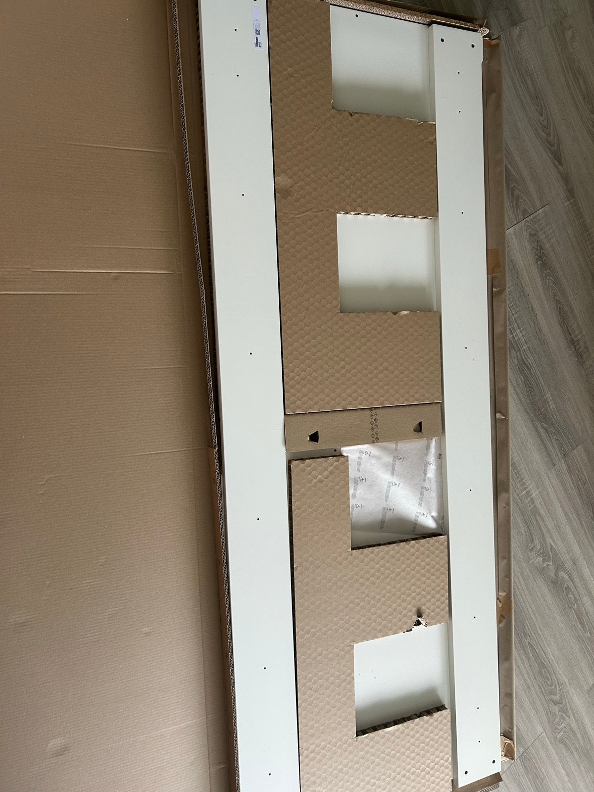 Nieuw IKEA SLÄKT bedframe met lattenbodem en matras, Huis en Inrichting, Ophalen, 90 cm, Eenpersoons, Wit
