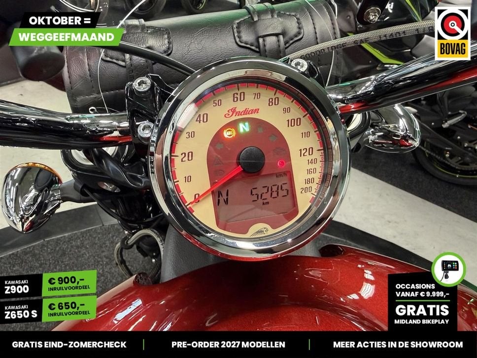 Indian Scout Icon (bj 2020) 5,285 km, 2 cilinders, Onbekend, 1133 cc, Meer dan 35 kW